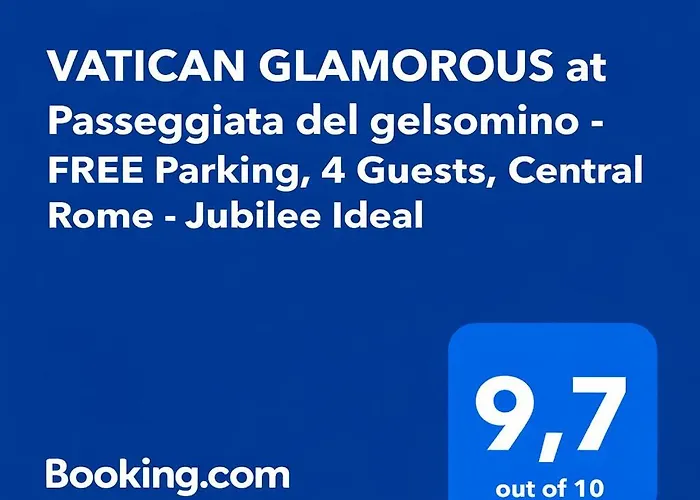 Vatican Glamorous At Passeggiata Del Gelsomino - Free Parking, 4 Guests, * Рим